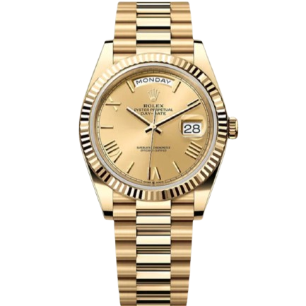 Rolex Oyster Perpetual Day-Date Golden Dial Men's Watch RLX-OYST-GOLD