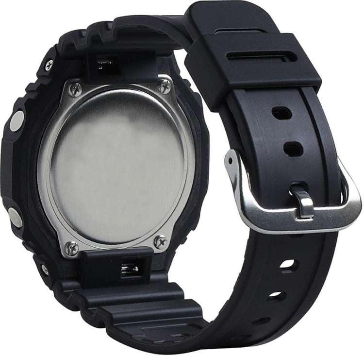 G-shock Metal Covered Black Rainbow Analog-Digital Watch World Time Multi-Function Resin Band Sports Watch GS-2103