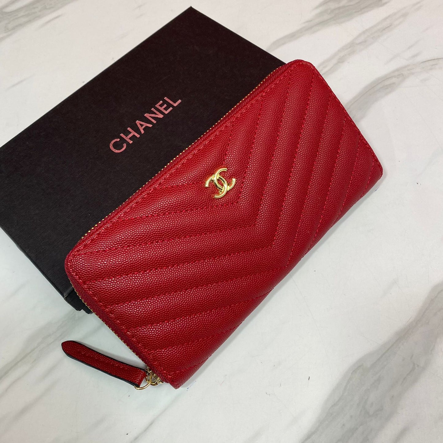 Women's Classy Maroon Color Purse With Brand Box For Women's Or Girls- Best Quality Product Bag - CHA-04