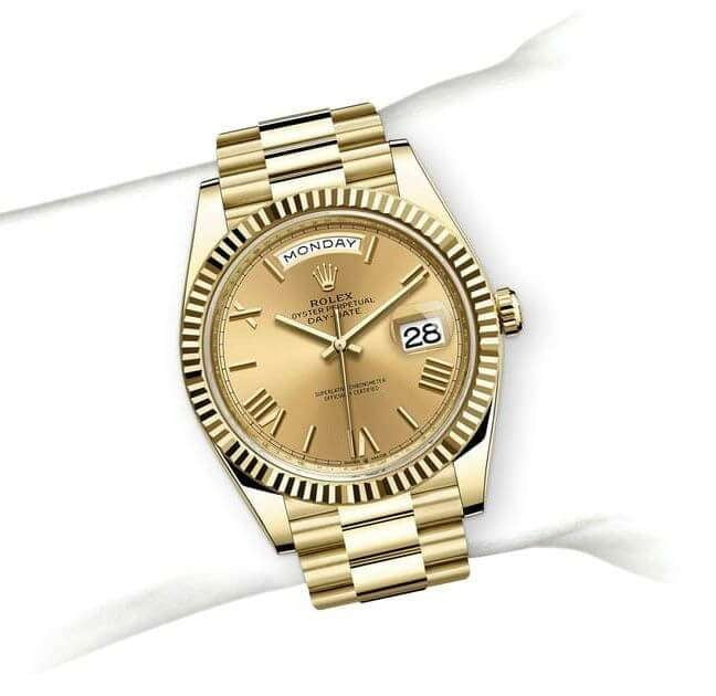 Rolex Oyster Perpetual Day-Date Golden Dial Men's Watch RLX-OYST-GOLD