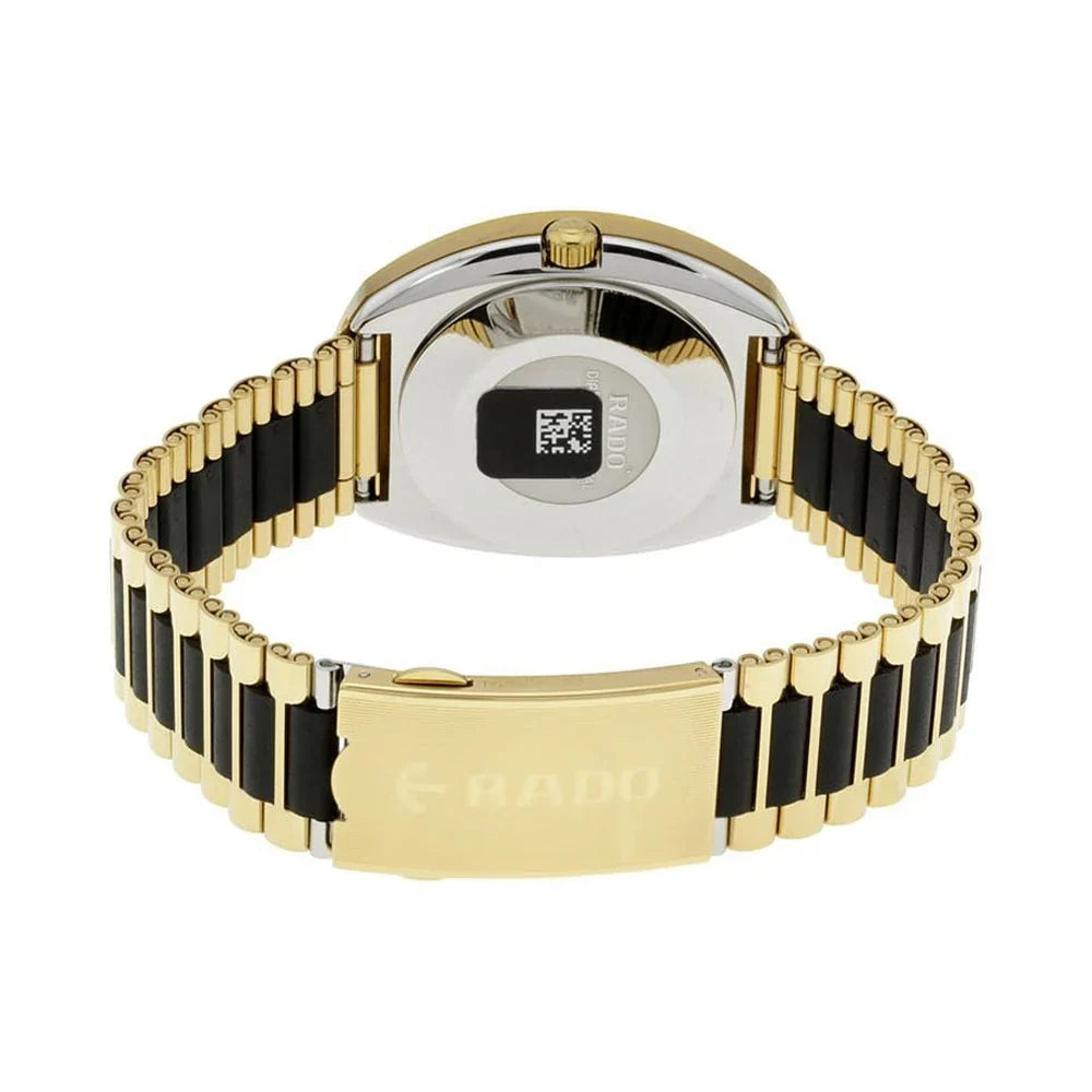 RADO Diastar Quartz Gold/Black Dial Men's Watch RD-1219