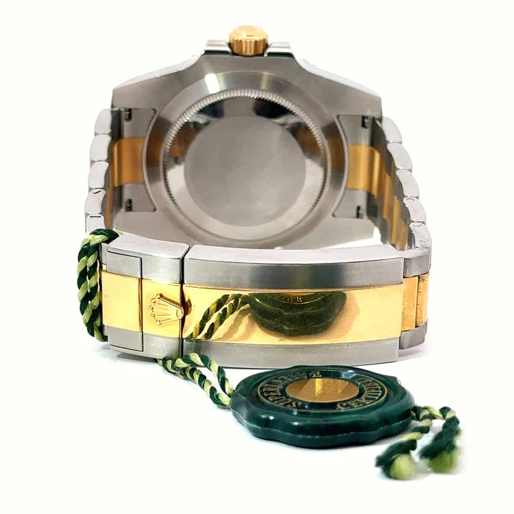 Men's Watch Dual Color, Stylish Look With Green Color Dial And Stainless Steel Strap