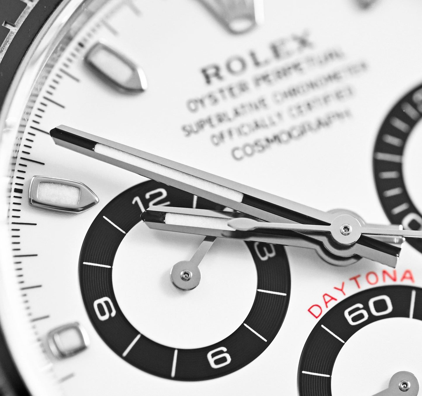 Cosmograph Date White Dial Silver Strap PVD Watch Gift Top Quality 126612-LN