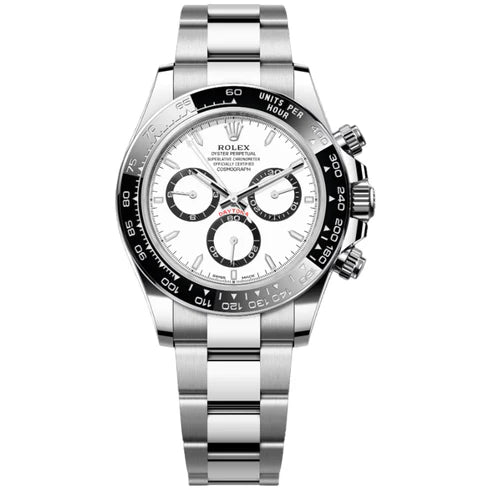 Cosmograph Date White Dial Silver Strap PVD Watch Gift Top Quality 126612-LN
