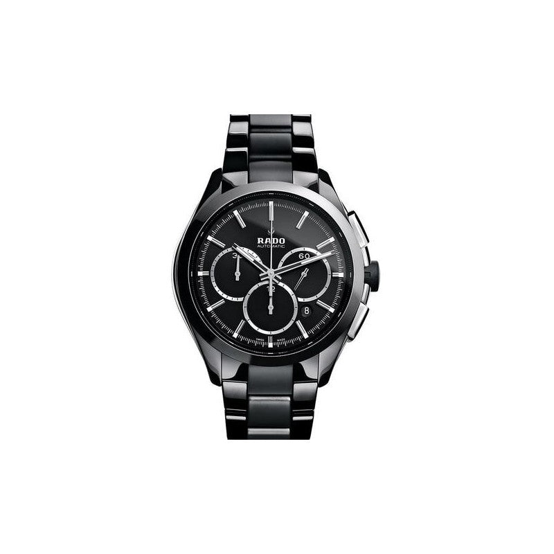 Rado Hyper chrome Chronograph Black Ceramic Dial With All Black Case Date Men's Watch for Man Classic Formal Party Gift R32.275.15.2