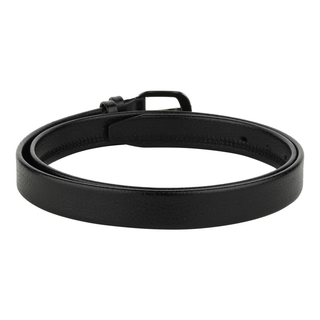 Stylish And Party Wear Black Leather Belt For Women