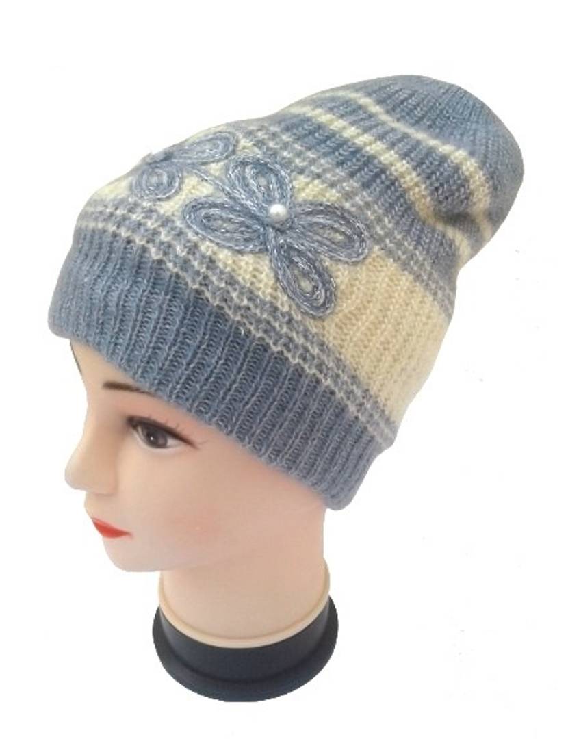 Women Winter Woolen Cap (Pack of 1) Grey Color