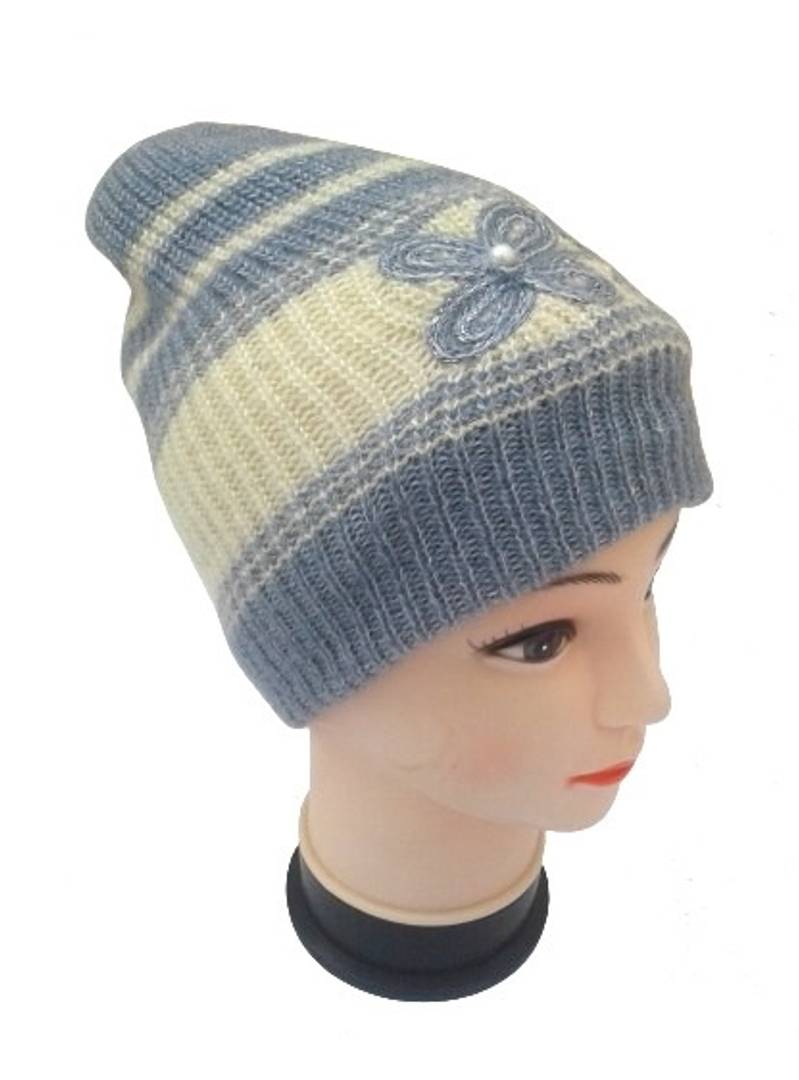Women Winter Woolen Cap (Pack of 1) Grey Color