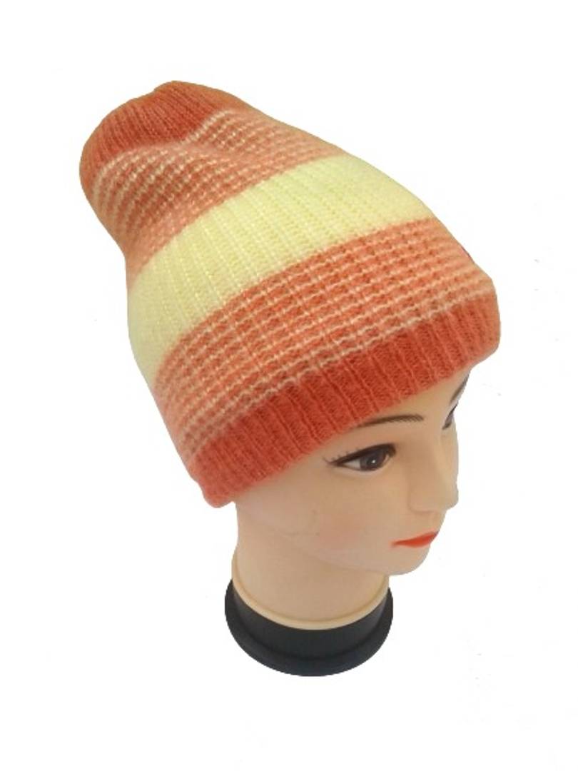 Woolen Cap for Women (Coral, Pack of 1)