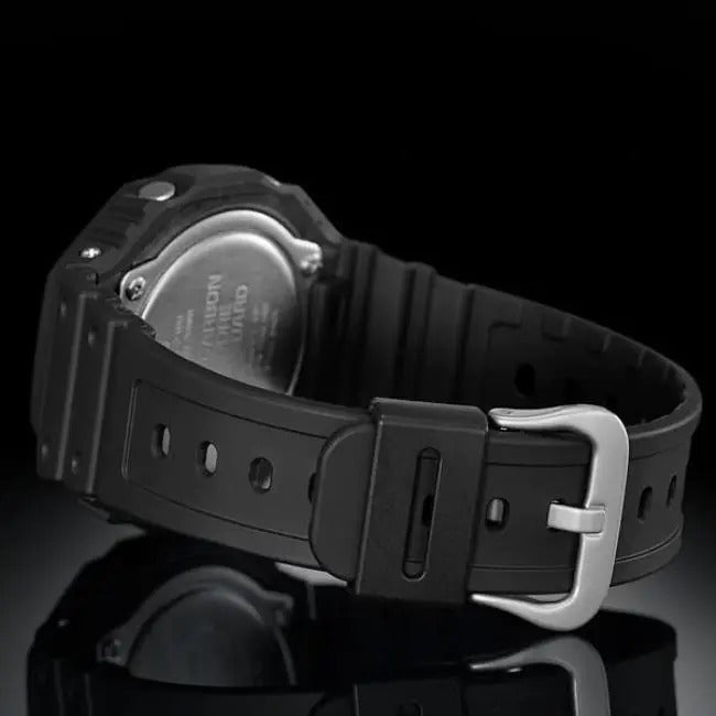 Casio G-Shock Analog Digital Black Color Belt Men's Watch For Man With Black Dial Gift Watch GA-2100TH-1ADR