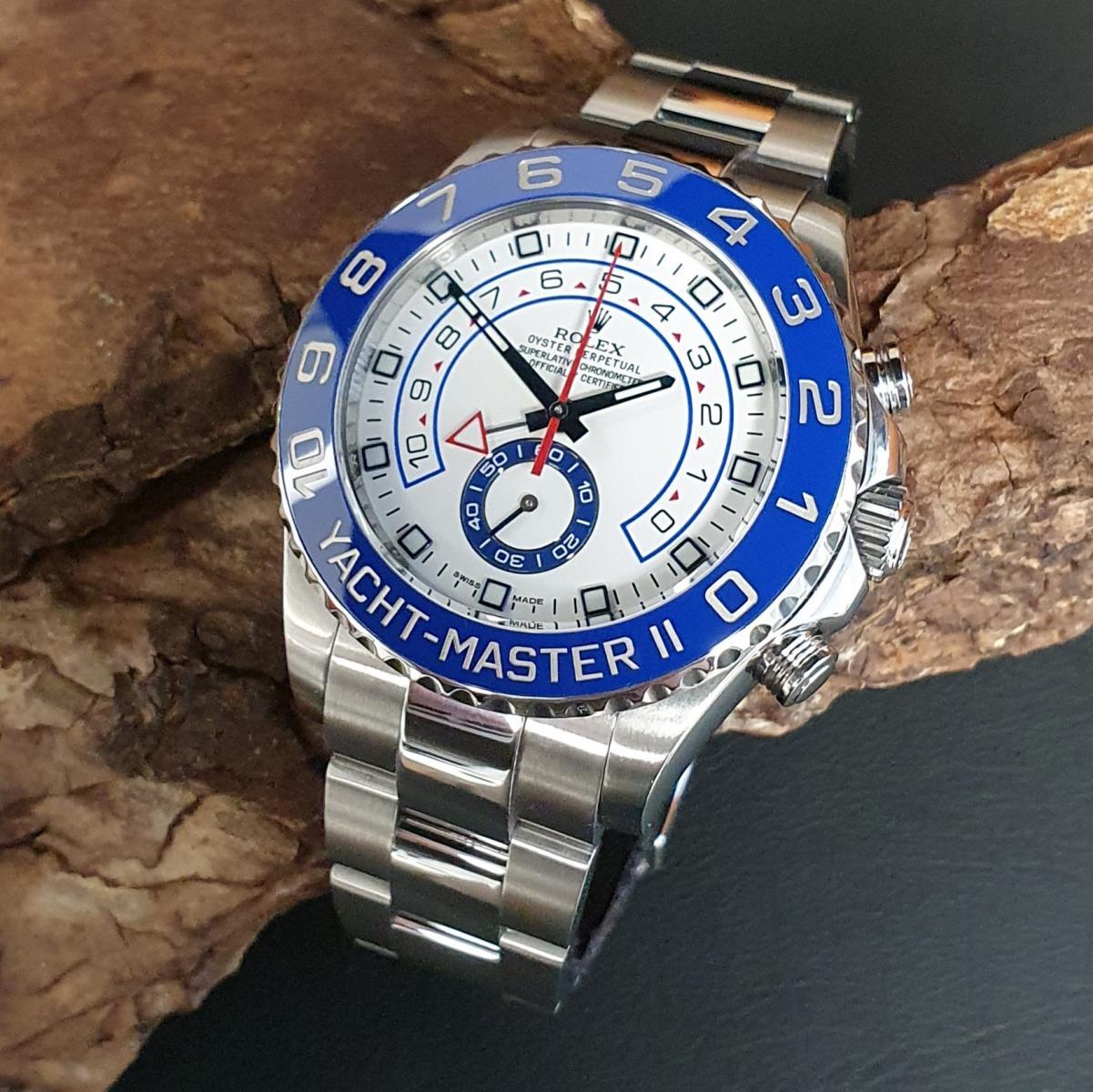 RLX Yacht-Master II Watch Oyster steel M116680-0002