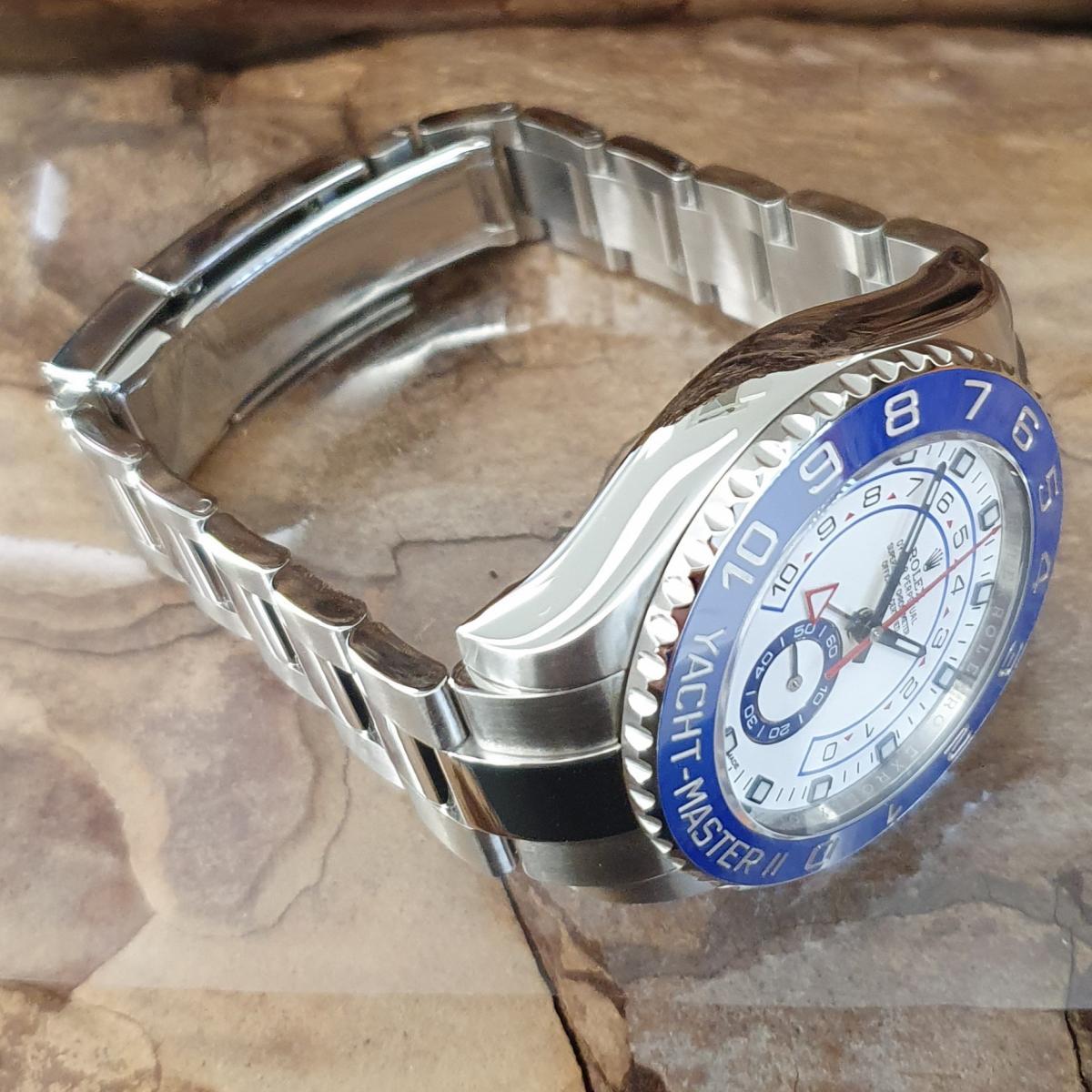 RLX Yacht-Master II Watch Oyster steel M116680-0002