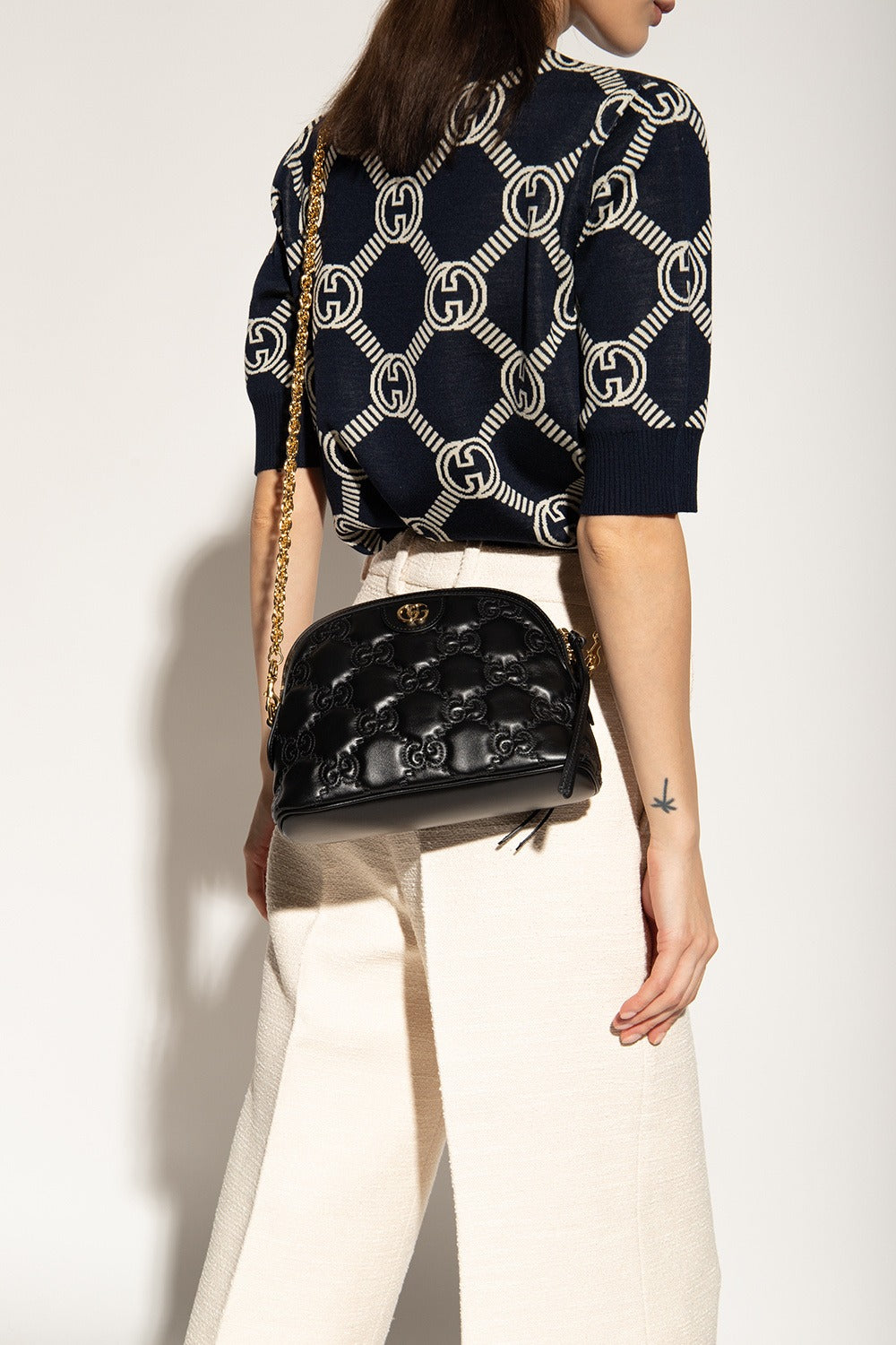 Gucci Small Size Black Color Bag For Women GC-8973-WBG