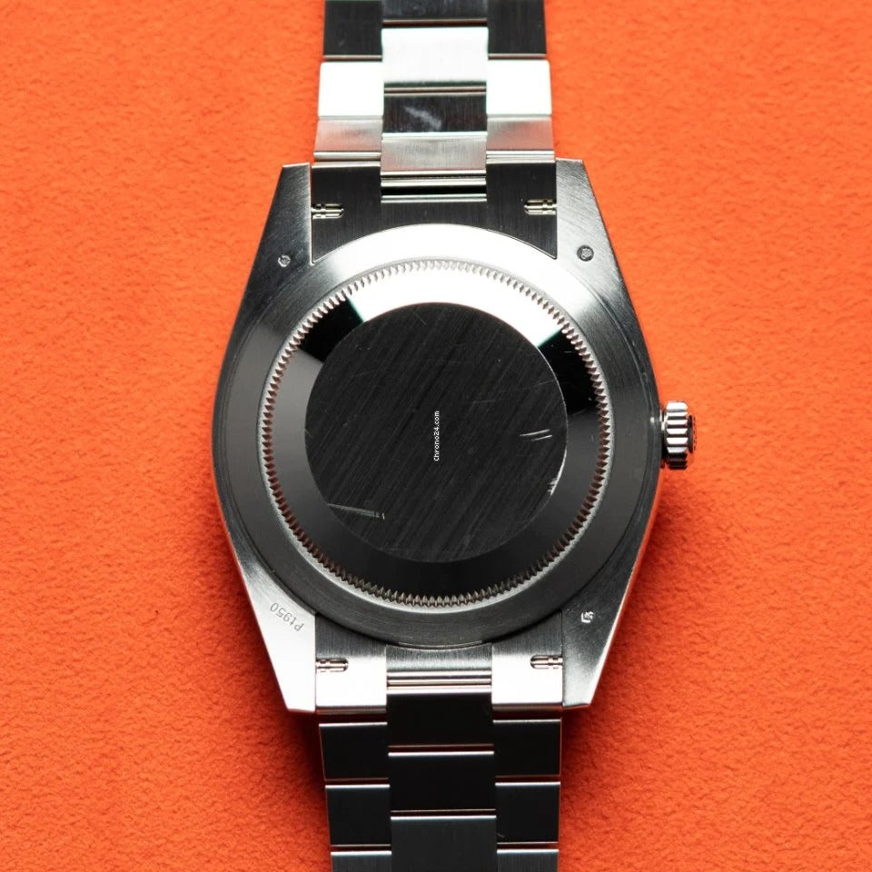 RLX Platinum. Arabic Calendar Wristwatch In submarine Blue With Eastern Arabic Numerals And Bracelet Quartz Watch For Men's RLX-GX77