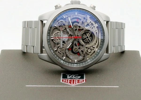 Tag Heuer Cr7 Diagno Grey Chronograph Multi Dial Metal Mens Tag-Open-Steel Watch For Man