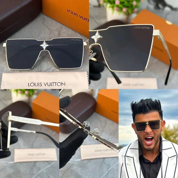 Black Lenses And Multi Color Frame Sunglass For Men and Women Gift Sunglass LV-6585