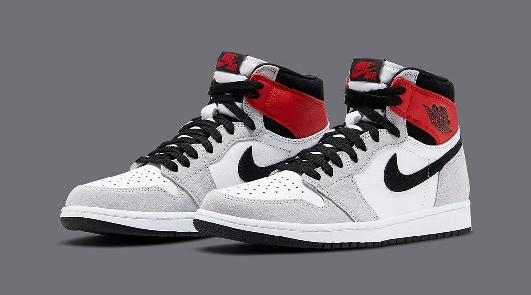 Air Jordan 1 High Light Smoke Grey Shoes For Men And Boys