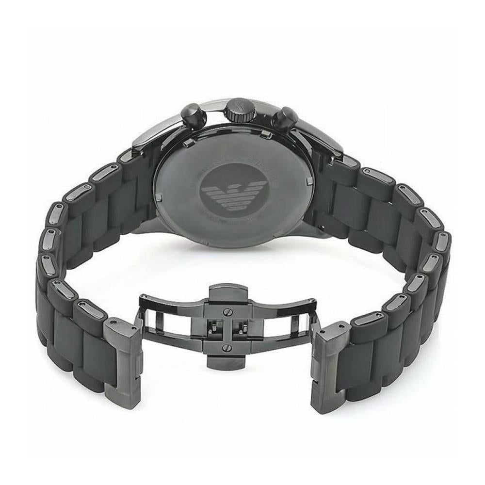 Chronograph Analog Full Black silicon Men's Watch for Man AR5889 Sale Gift