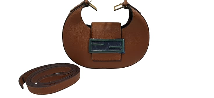 Fendi graphy Small Size Bag light Brown Colour leather bag For Women FN-6528-WBG