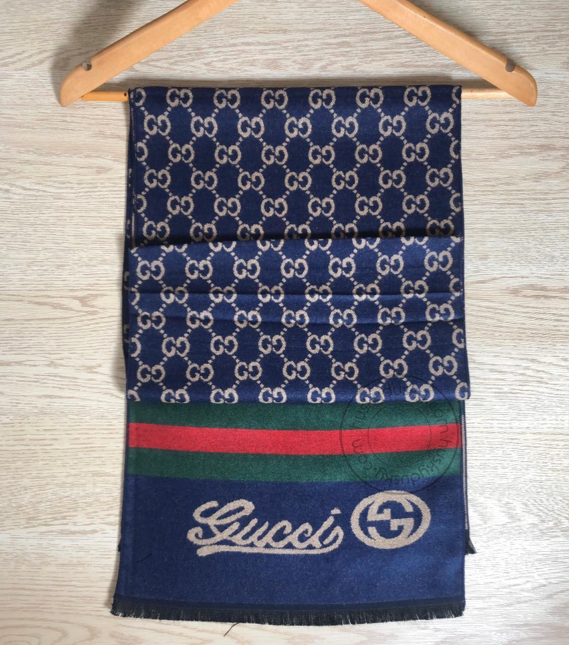 GCC Branded Muffler Navy Blue and red for men or women unisex MUFFLER-GC-01