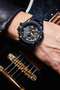 Casio G-Shock Analog Digital Black Color steel strap Men's Watch For Man With Black Dial Gift Watch MR-G MRGG2000HB-1A