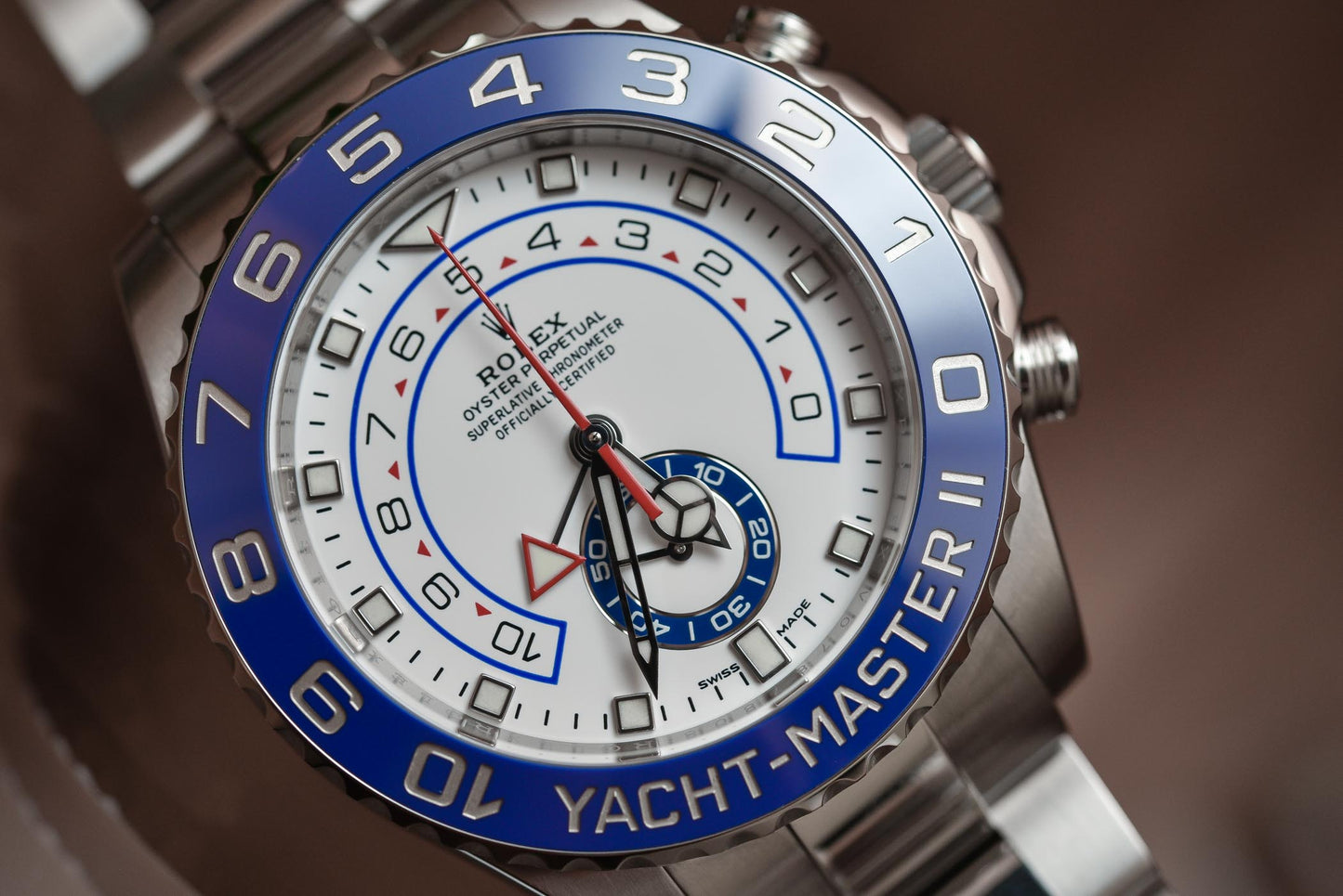 RLX Yacht-Master II Watch Oyster steel M116680-0002