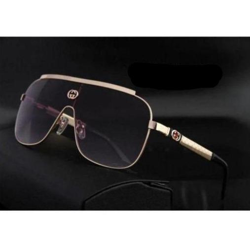 GCC Branded Men'S Sunglass For Man Black Glass With Gold Stick Gu-Bg-01 For Man