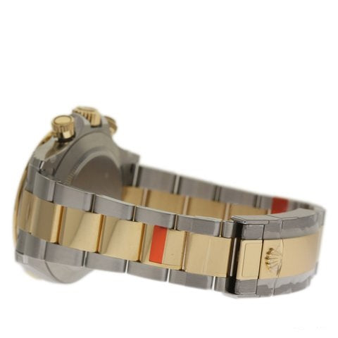 Grey Dial Stainless Steel Strap Dual Tone Watch For Men 116503