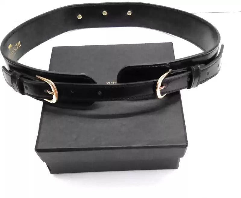 SABYASACHI Premium Quality Casual Belt In Black Color For Women's Or Girl's Belt With A Brand Box SS-B-08 Best For Casual Use