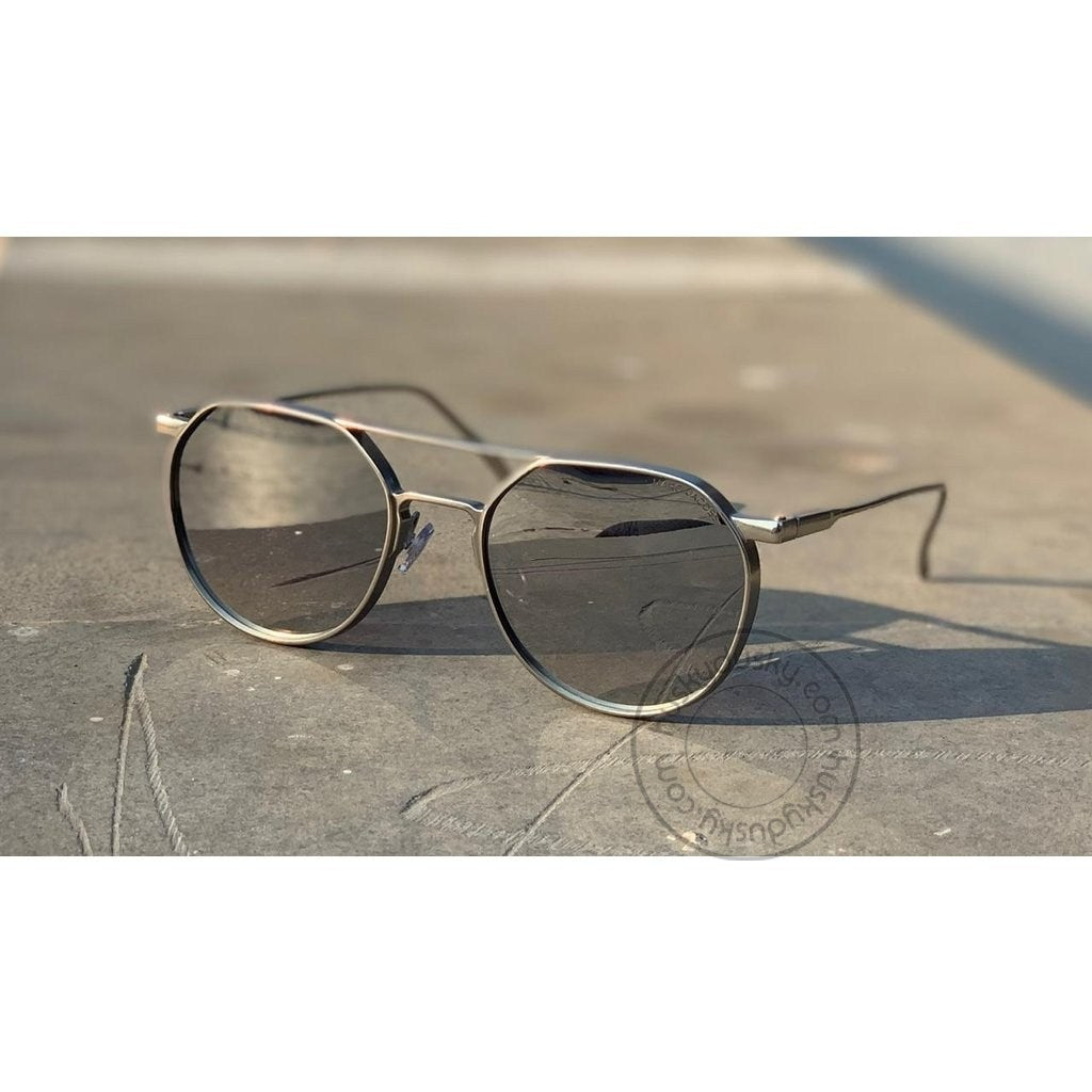 Marc jacobs Branded Silver Round Glass Men's and Women's Sunglass For Man and Woman or Girl MJ-15 Silver Stick Sunglass