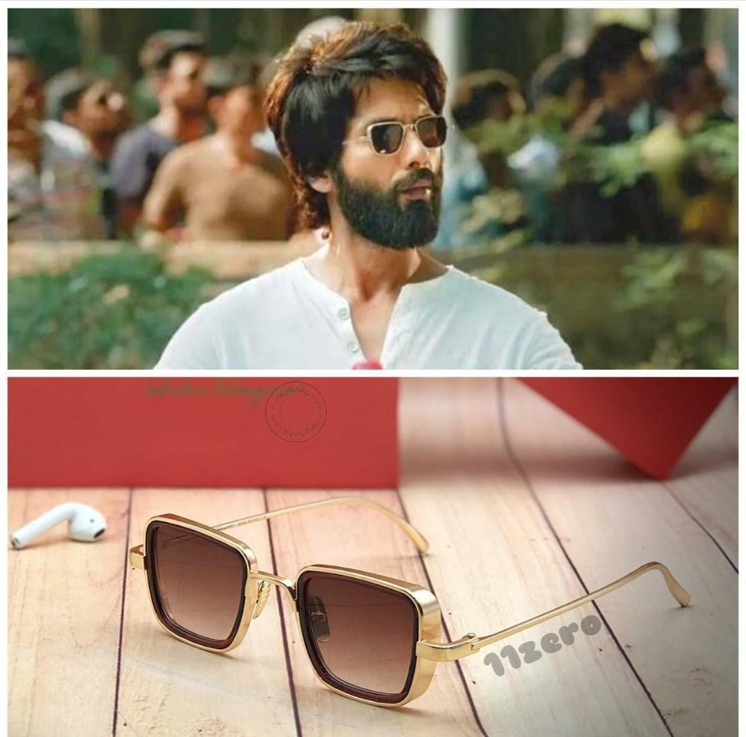 Salvatore Ferragamo Kabir Singh Brown Shade Glass Men's Sunglass For Man SF-340 Gold Frame Gift Sunglass