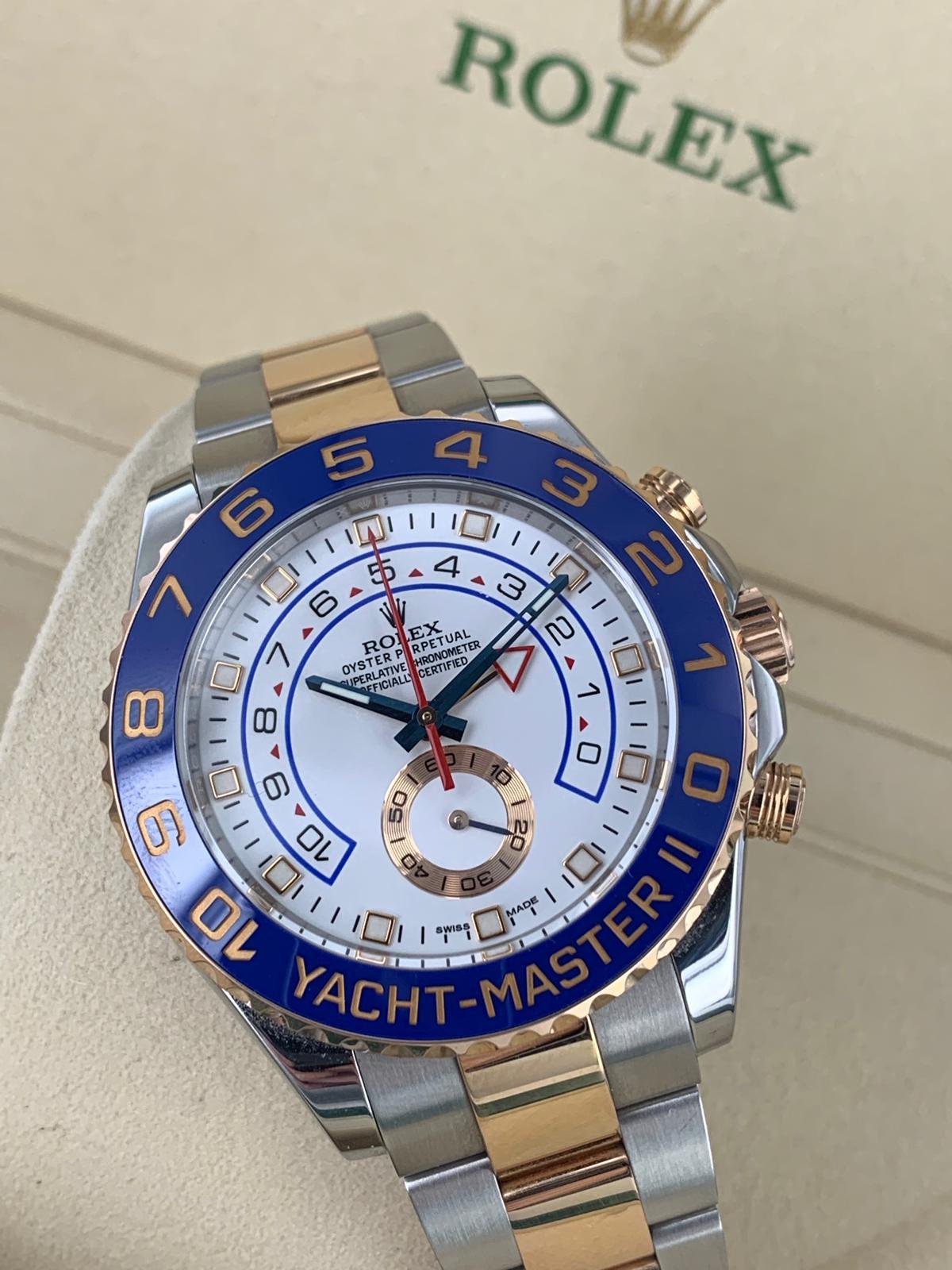 RLX Yacht-Master II Watch Oyster steel M116681-0002