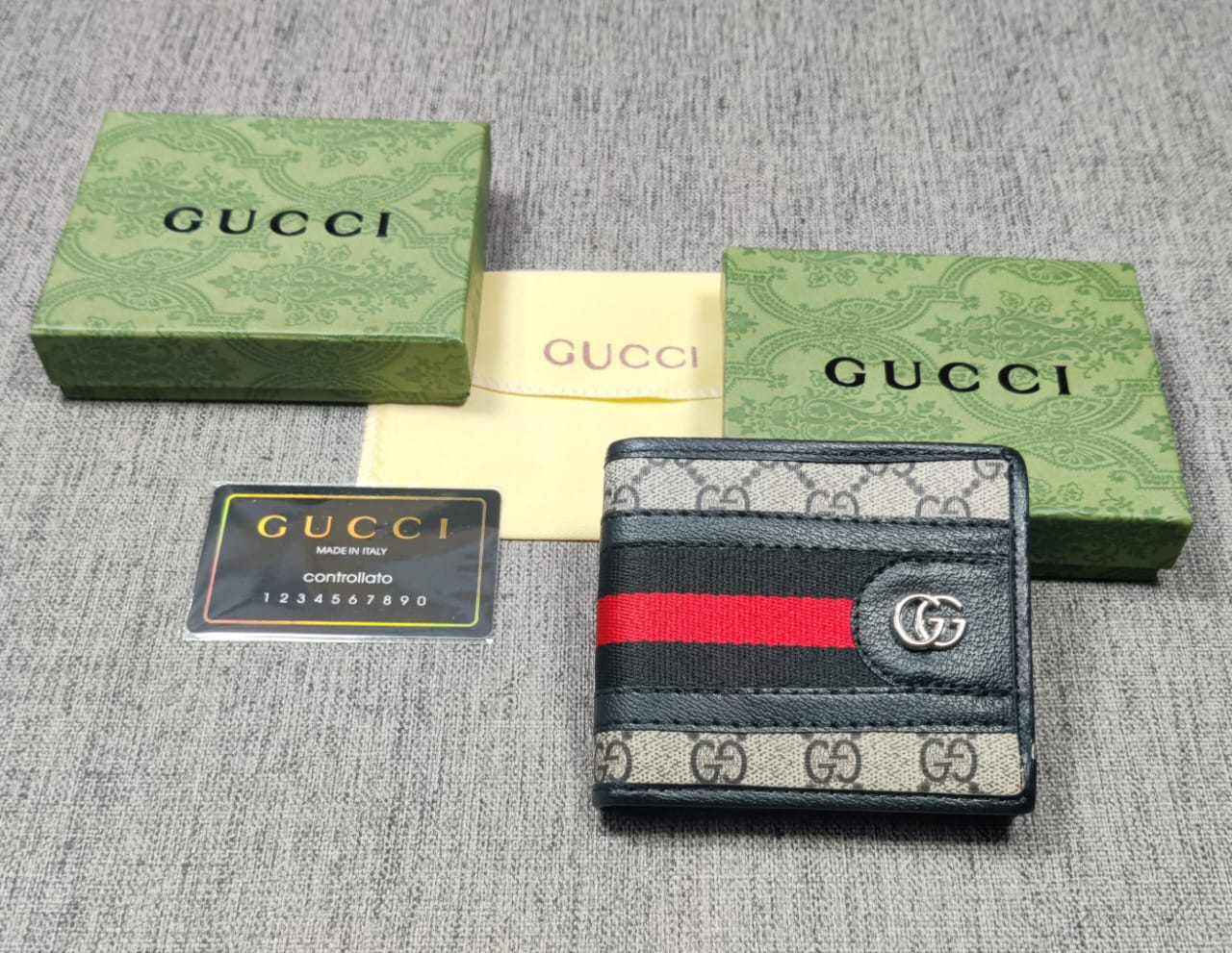 Leather Wallet Printed Design Fancy look wallet For Man GU-W-259