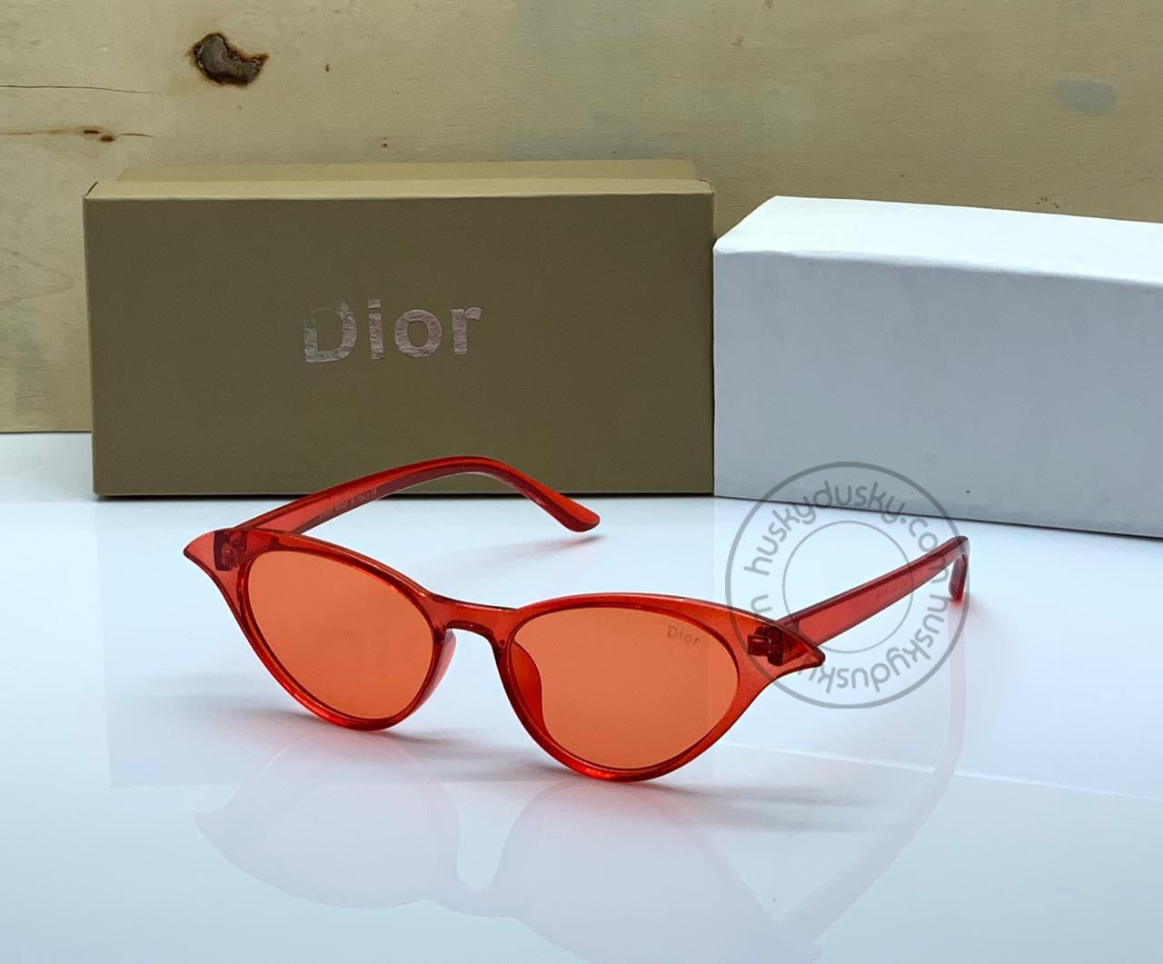 DR Orange Glass Women's Sunglass for Woman or Girl DR-000 Orange Frame Gift Sunglass