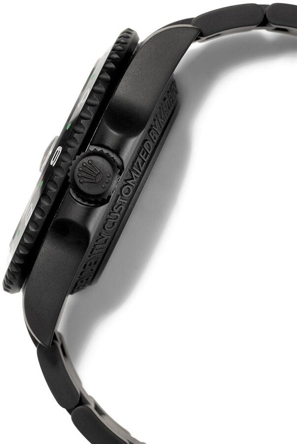 Rolex Black Submarine Automatic Black Strap Men's Watch For Man Local Time Ring Rlx-Blk Black Dial Gift Watch RLX-BLK-99