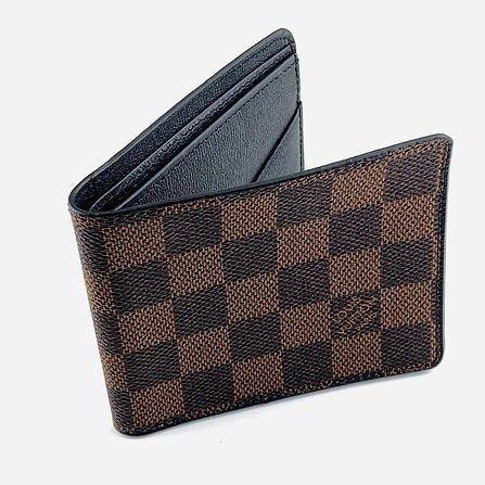 Leather Heavy quality Brown Color latest full printed design Fancy look wallet for men's LV-W-585