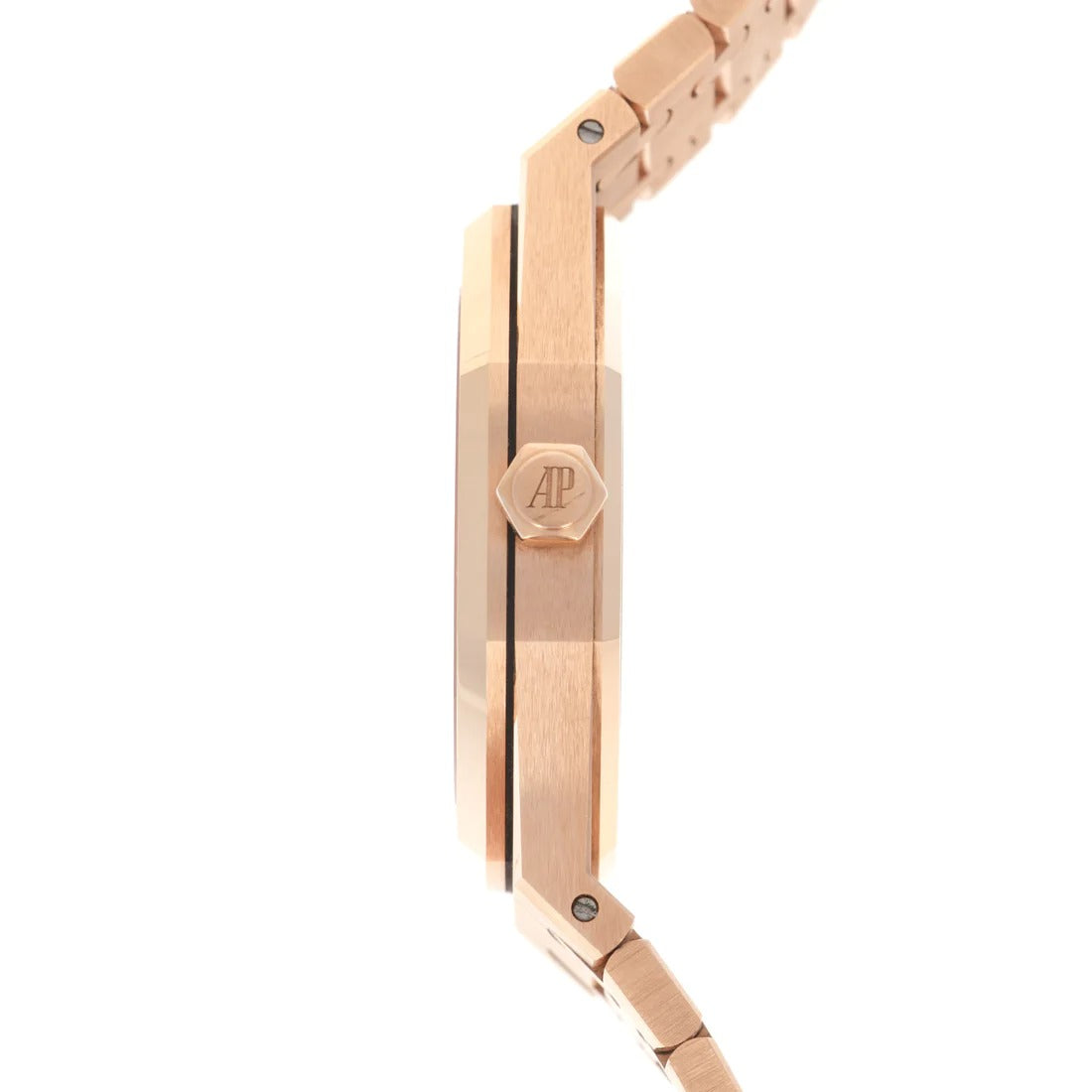 Audemars Piguet Royal Oak Selfwinding Extra-Thin In A Luscious New Plum Tone Dial New Arrival For Man With White crocodile Dial Design Watch AP-55092