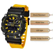 Casio G-Shock Analog top brand luxury set military Digital Watch Men GA900A-1A9ADR White Resin Band Men Sports 200mm Watch