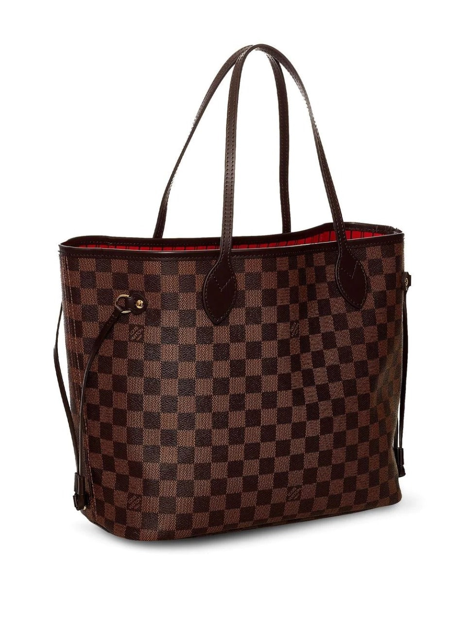 LOUIS VUITTON Authentic Canvas bag In checkered Brown Color Women's Or Girls Bag Along with sling- Stylist Daily Use Bag LV-5031-WBG
