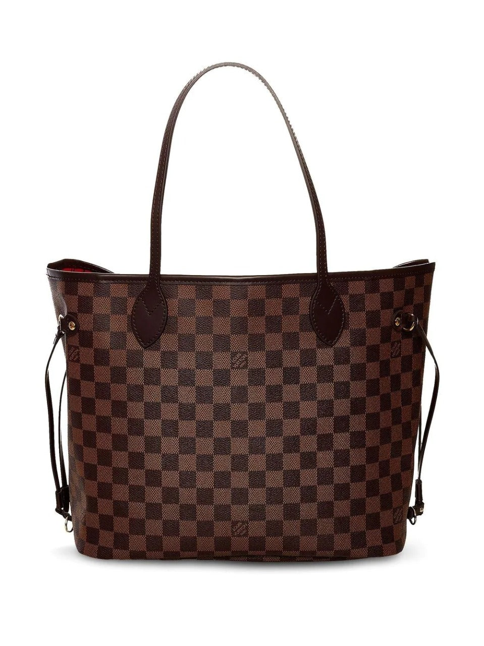 LOUIS VUITTON Authentic Canvas bag In checkered Brown Color Women's Or Girls Bag Along with sling- Stylist Daily Use Bag LV-5031-WBG