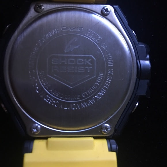 Casio G-Shock Analog Gravity Master ARMY MILITARY NAVY WATCH With Twin Sensor GA-1000-9A