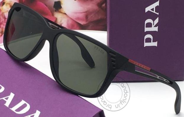 Prada Latest Design Black Color Glass Men's Women's For Man Woman or Girl PRA-1559 Black Frame Sunglass
