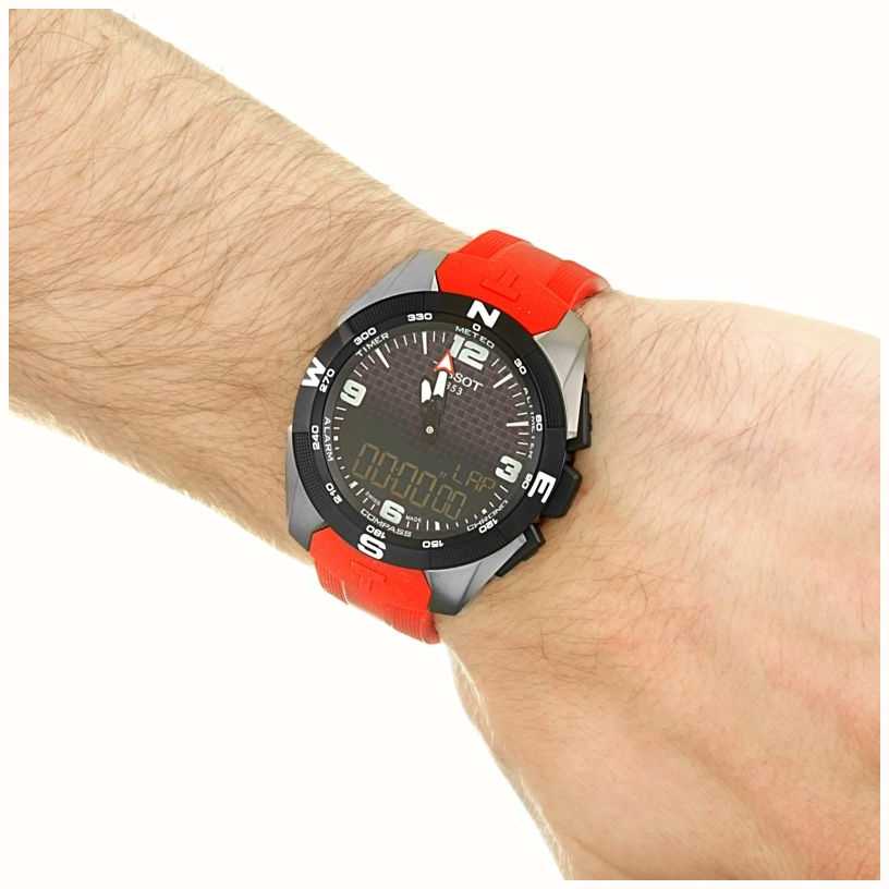 Tissot T-Touch Expert Solar Black Dial Men's Quartz Watch T0914204705700