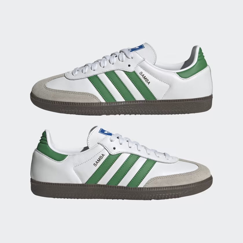 Adidas Samba Off White Green Shoes For Man And Women IG1024