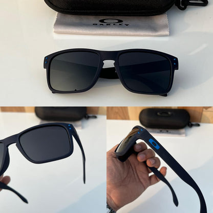 Oakley Black Color Glass Men's Sunglass for Men or Boy OAK-3254 Black Frame Gift Sunglass