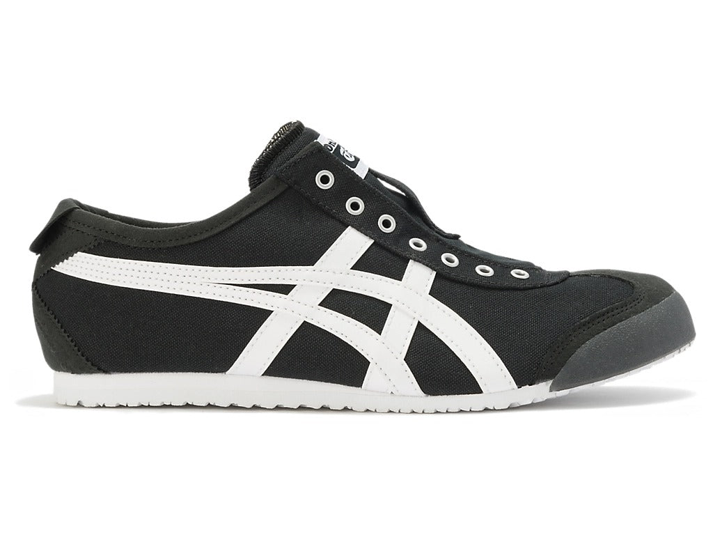 Onitsuka Tiger MEXICO 66 Slip-On Sneakers Casual Shoes For Man And Boys Black And White 1183A746-001