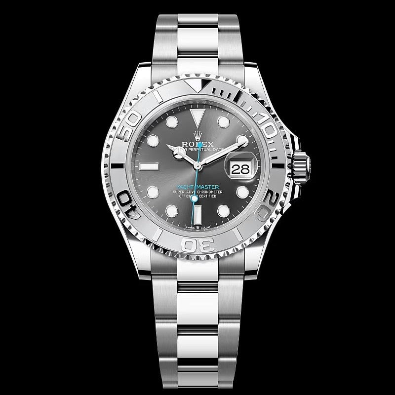 RLX Yacht-Master 40 Oystersteel & Platinum Full set Perpetual Coronagraph Daytona Metal Men's Automatic Watch RLX-116509