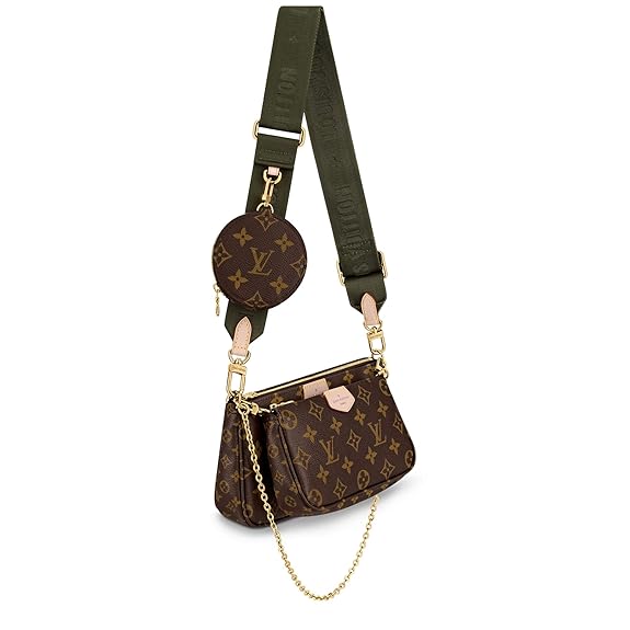 LV Cross Body Handbag In Stunning Brown In Checks Pattern Brown Color Belt Women's Or Girls Bag Along with sling- Stylist Daily Use Bag LV-2874