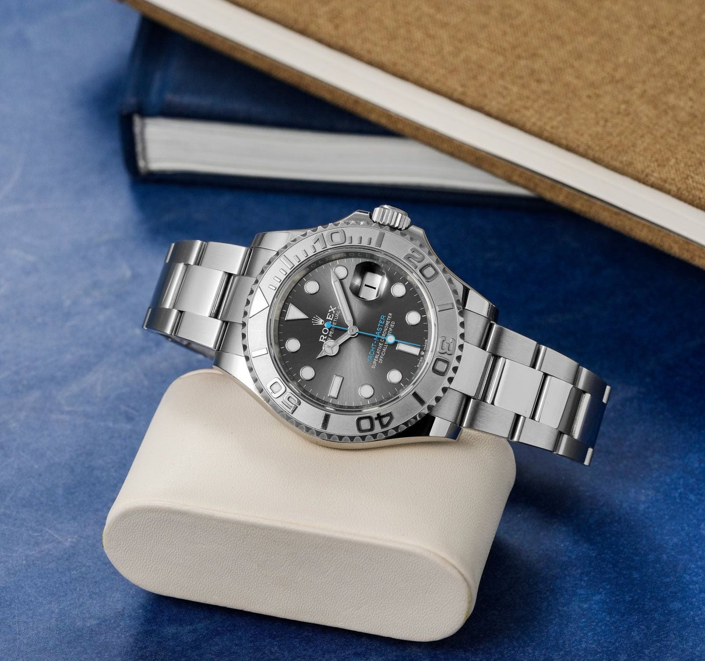 RLX Yacht-Master 40 Oystersteel & Platinum Full set Perpetual Coronagraph Daytona Metal Men's Automatic Watch RLX-116509