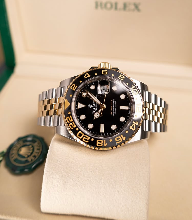 Rolex GMT-Master II Oyster Perpetual Bidirectional Rotatable Bezel Dual Color Jubilee bracelet Men's Watch RLX-GMT-5014